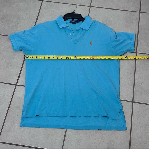 Polo by Ralph Lauren Men Blue Polo T-Shirt Short Sleeve size L. - Picture 6 of 7